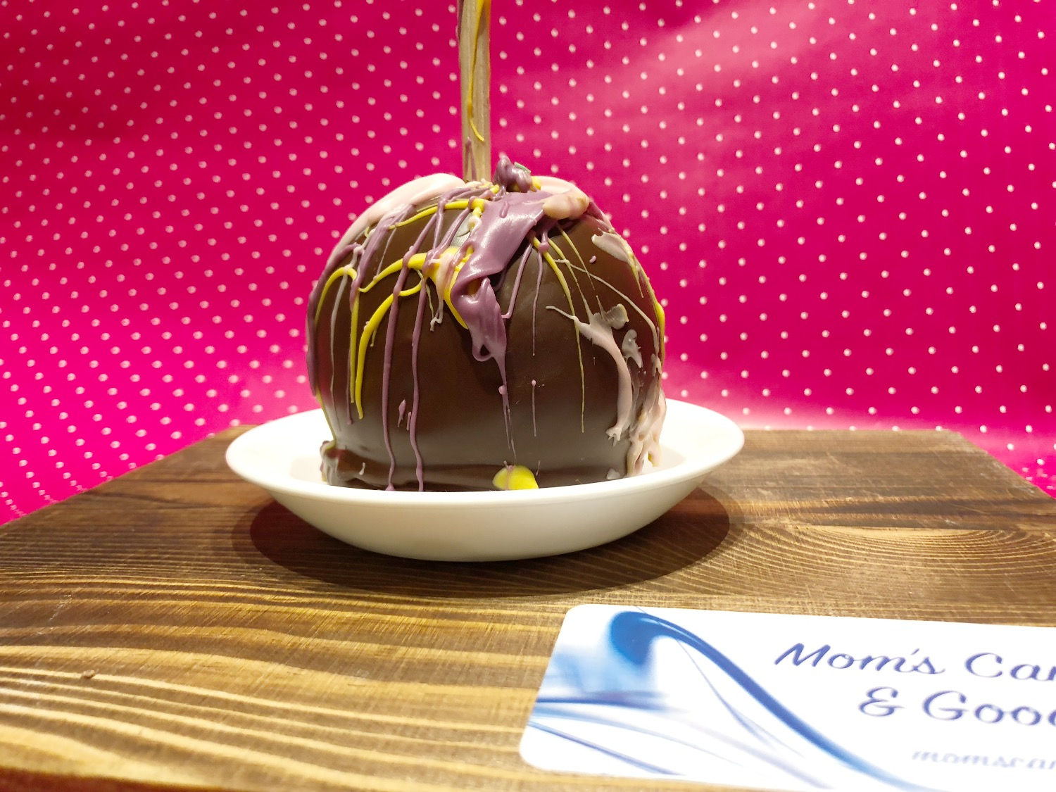 Mom's Candies Drizzled Caramel Apple