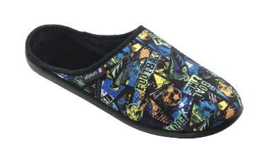 Une mule multicolore pour homme