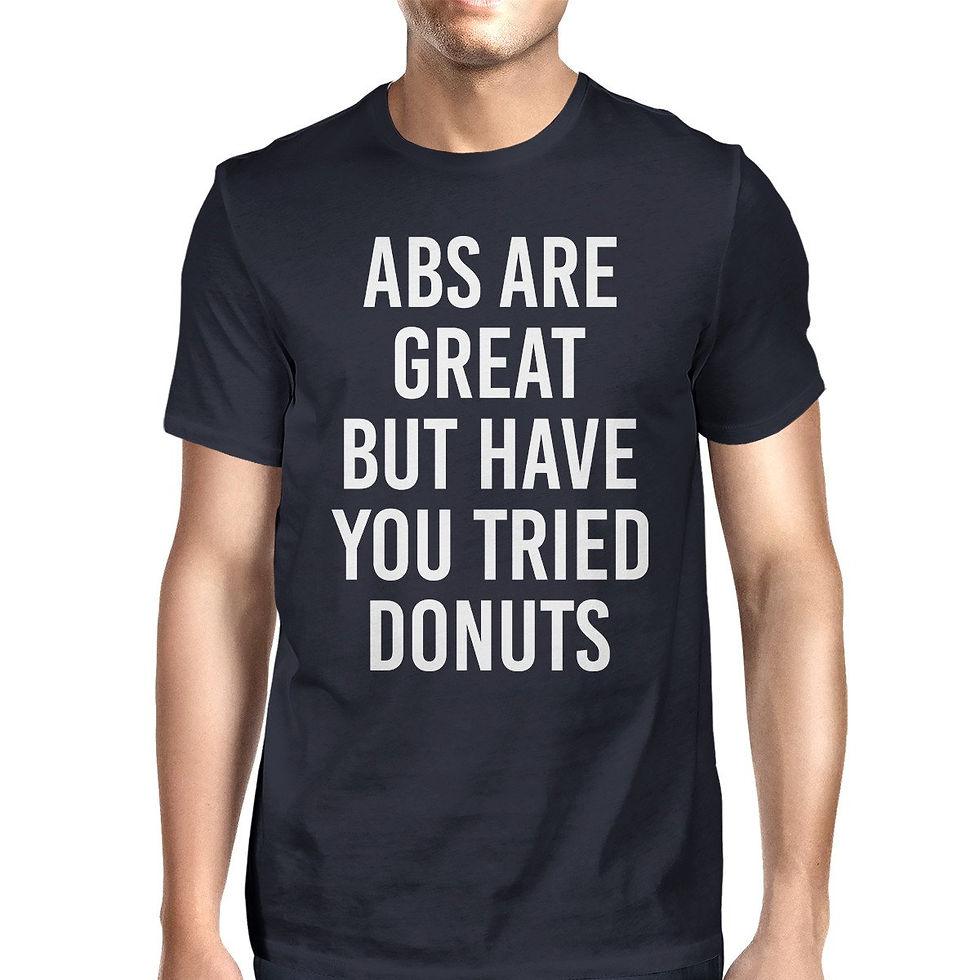 Miniatura: Abs Are Great but Tried Donut  Funny T-Shirt