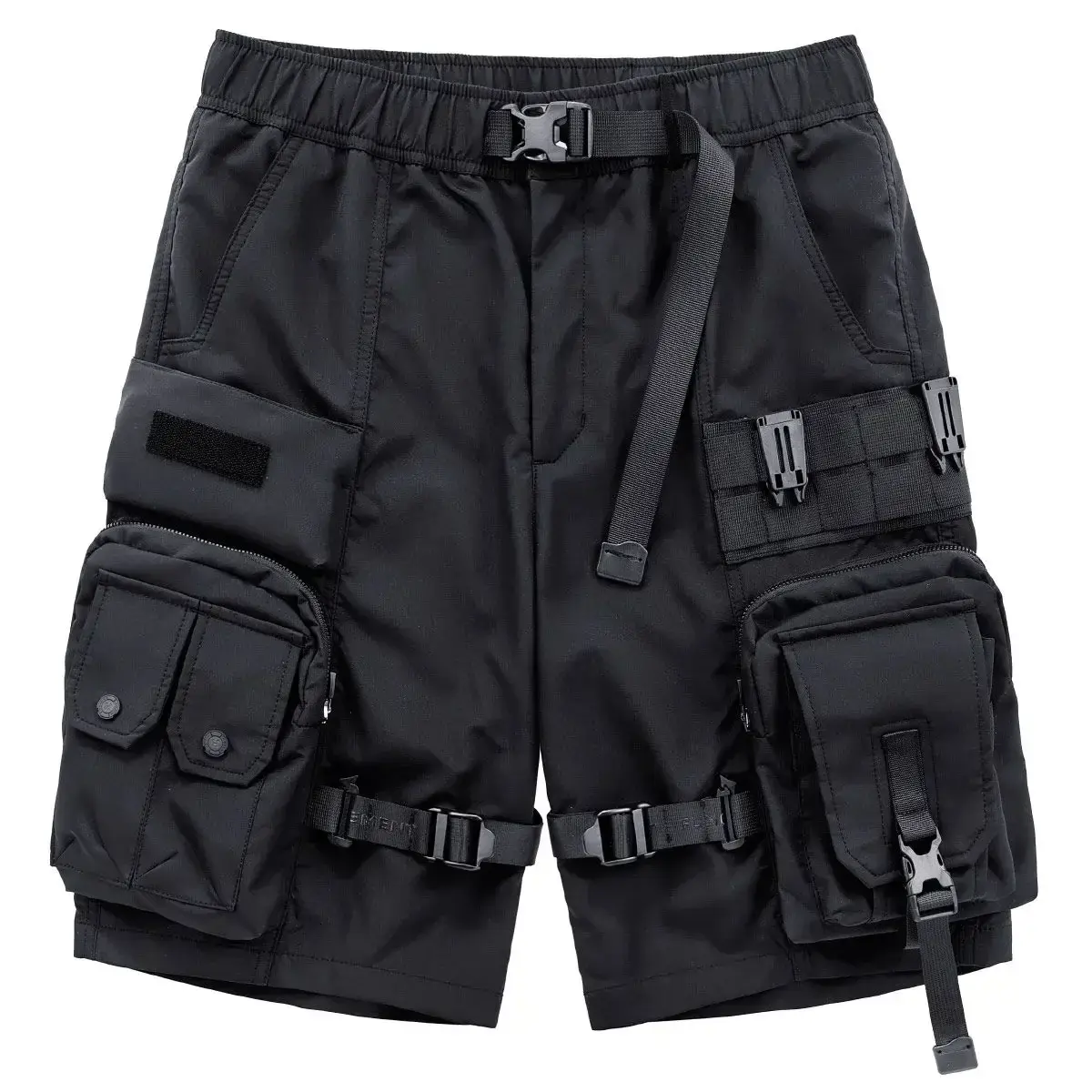 High Street Multi Pocket Cargo Y2k Shorts Men Summer Casual Sports Capris Loose
