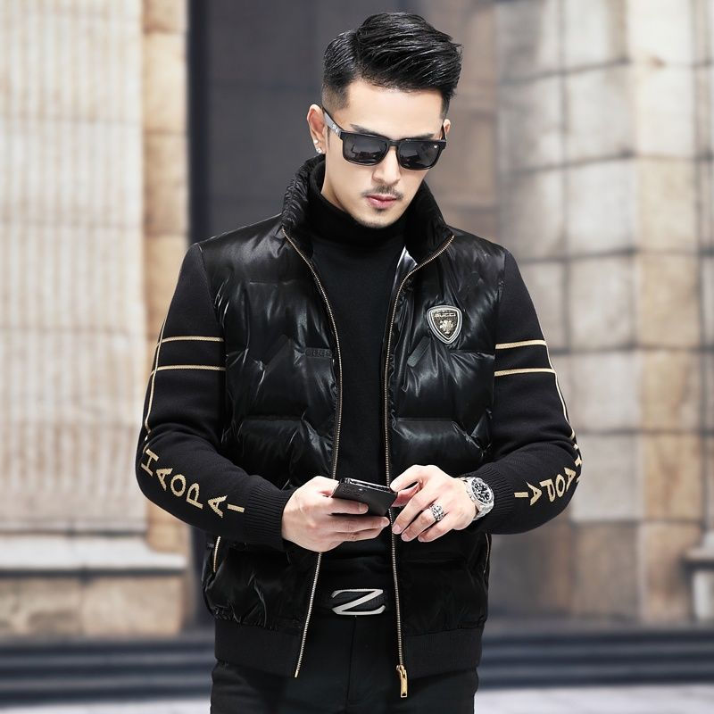 Jaqueta Masculina Curta e Quente para Inverno