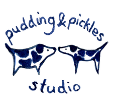 Pudding & Pickles Artist Logo for Growing Paper, South Africa.