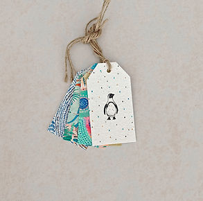 Pudding & Pickles 4 Pack Gift Tags by Growing Paper South Africa, A company that practices sustainability & recycling through their wonderful natural products.