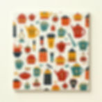 Mid-Century Kitchen Pattern