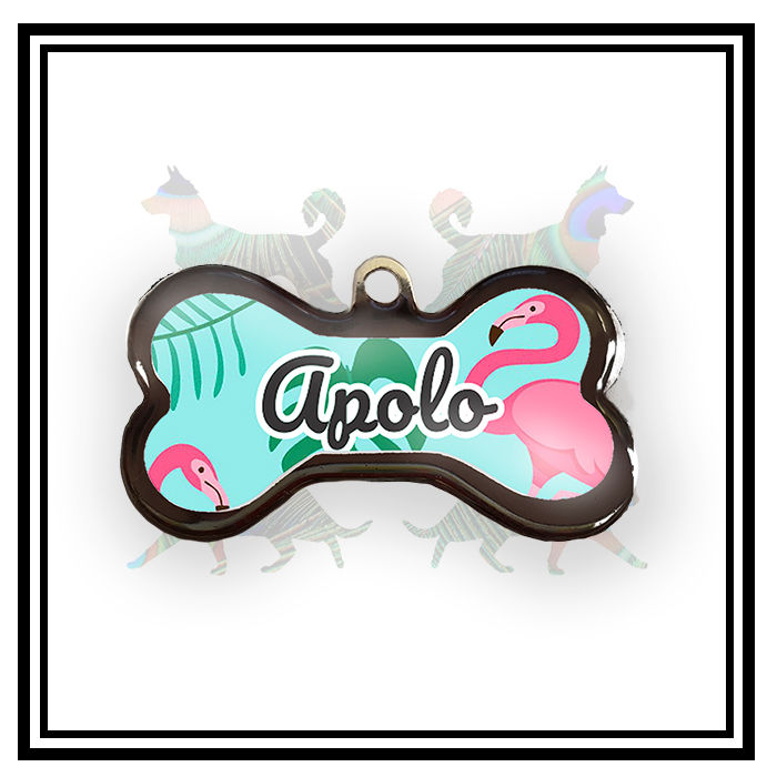 Placa de Identificação - Flamingo