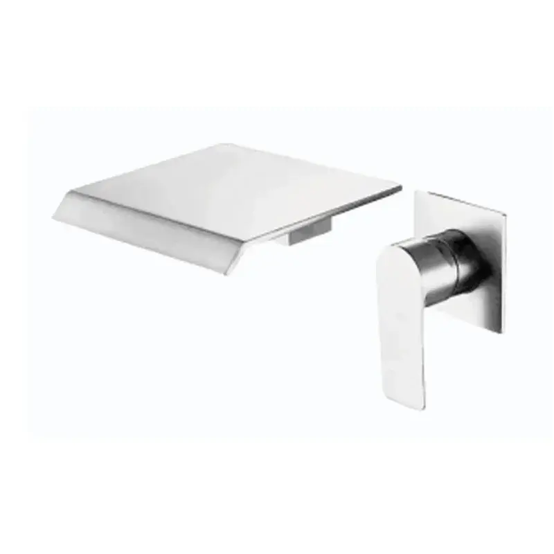 Grifo de Pared Cascada CrystalStream Silver