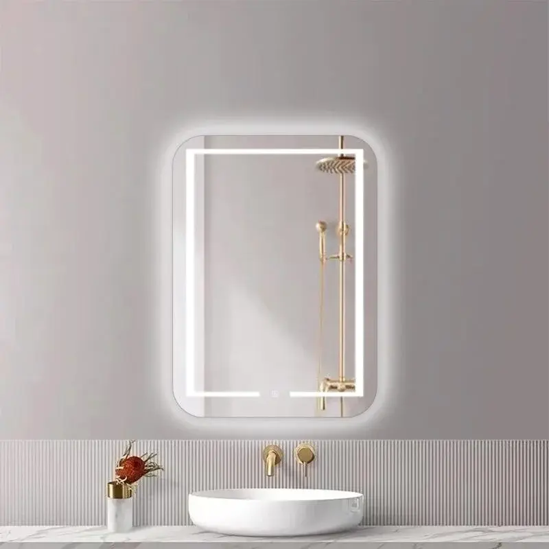 Espejo con Luz LED Rectangular 66×90 cm