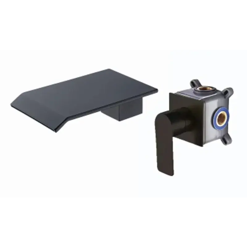 Grifo de Pared Cascada PureWave Black