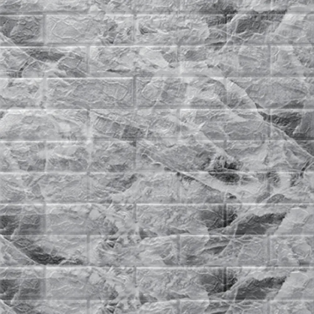 Adhesivo 3D de Pared Marmol Gris
