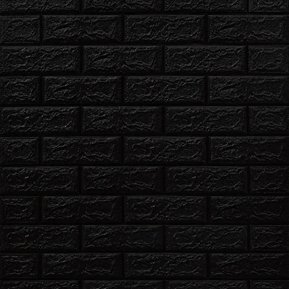 Adhesivo 3D de Pared Negro