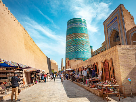 Khiva-Itchan Kala-Ville fortifiée sur la Route de la Soie