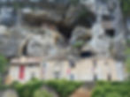 La façade du château avec la terrasse