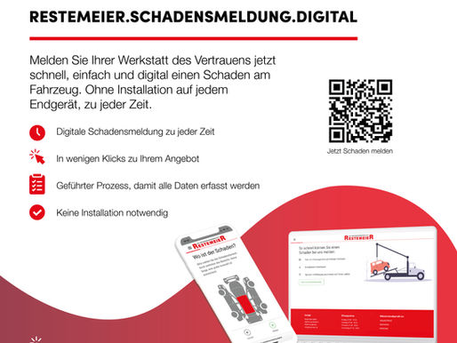 Digitale Schadensmeldung