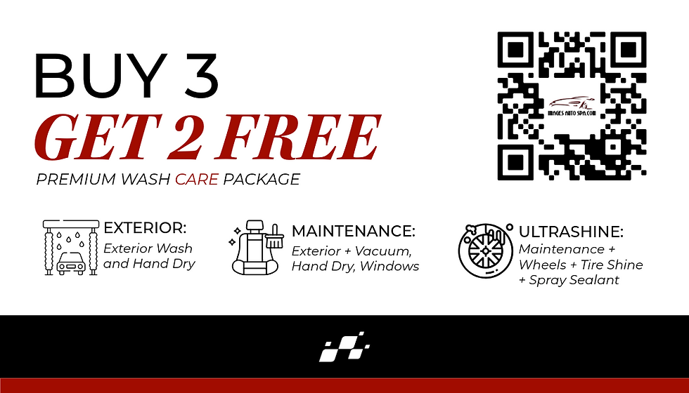 Buy 3 get 2 free washes at Images Auto Spa