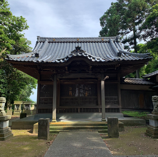 坂井市三国町川崎の鵜森神社の拝殿