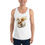 Thumbnail: Model wearing Bella Canvas tank top with graphic of a golden dragon.