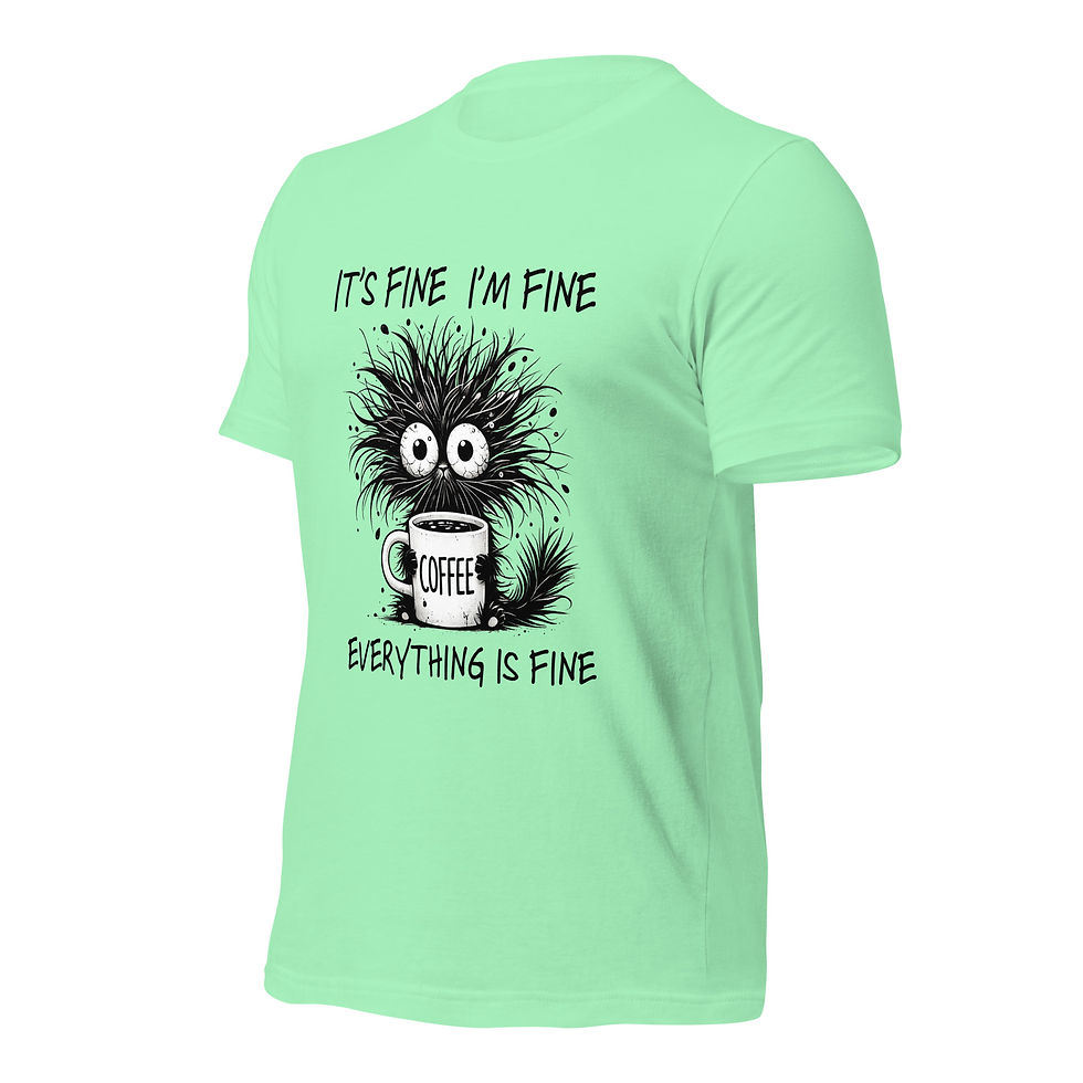 Thumbnail: Bella + Canvas Unisex t-shirt - Everything Is Fine