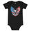 Thumbnail: Bella Canvas baby onesie with an American eagle with the American flag painted on it's wings.
