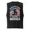 Thumbnail: Bella Canvas muscle shirt with graphic of soldier and American flag saying always loved, never forgotten, forever missed.