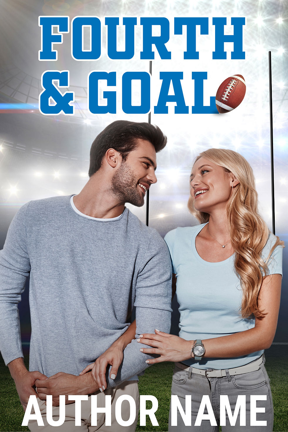 football romance premade book cover