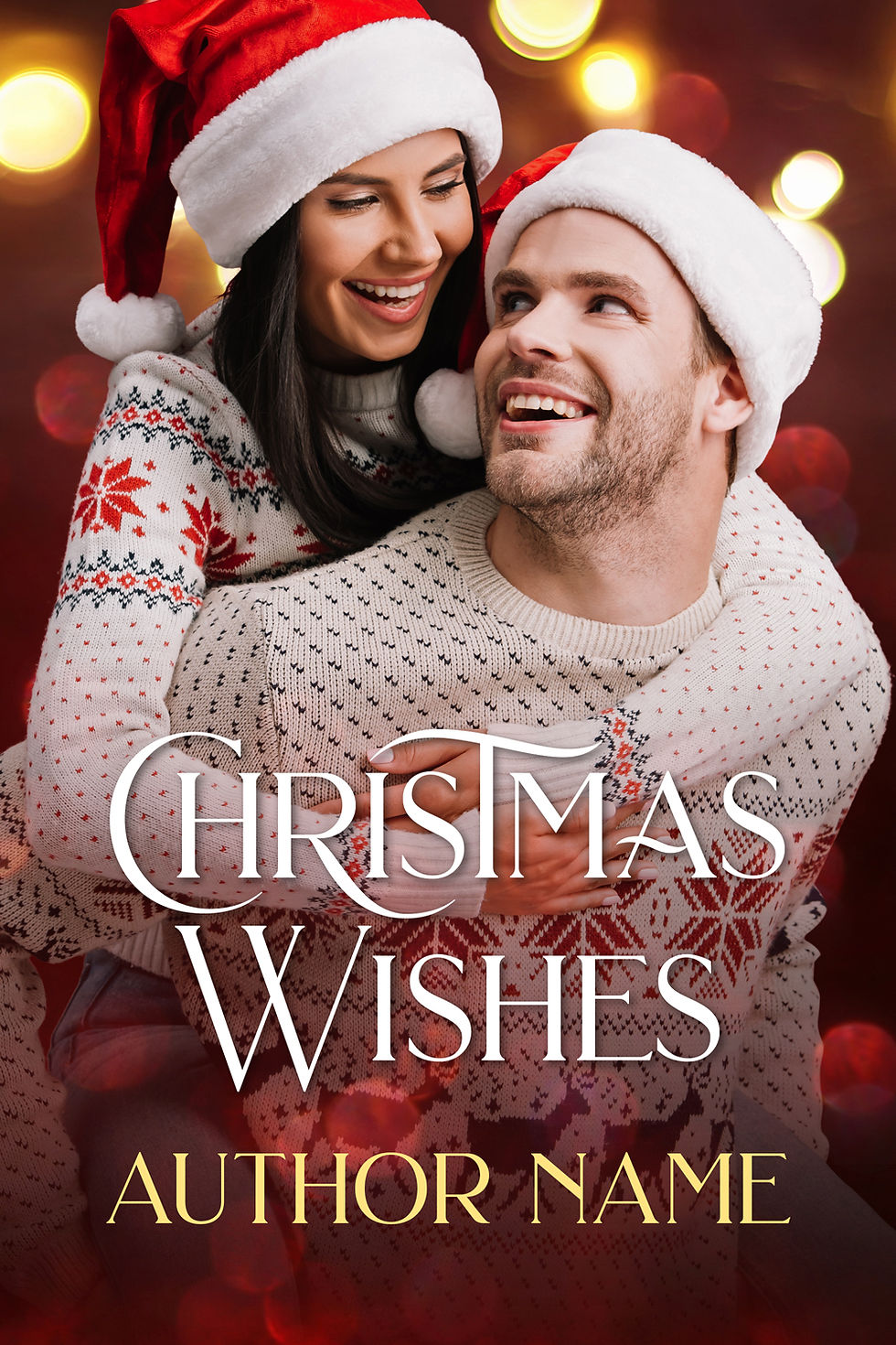 Thumbnail: Christmas romance premade book cover