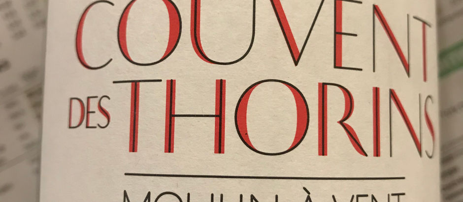 WINE REVIEW: Couvent des Thorins 2018 Moulin-Ã -Vent, France ($27)