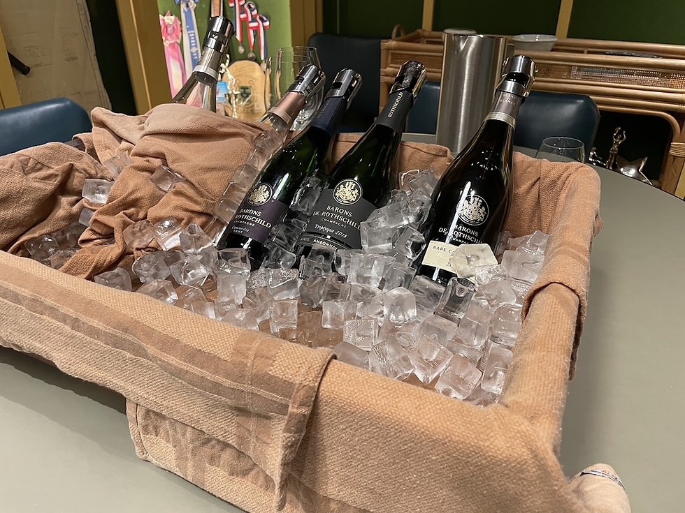 Tasting Barons de Rothschild Champagne