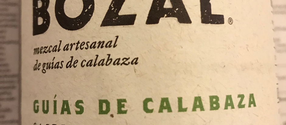 MEZCAL REVIEW: BOZAL Guias de Calabaza ($99)