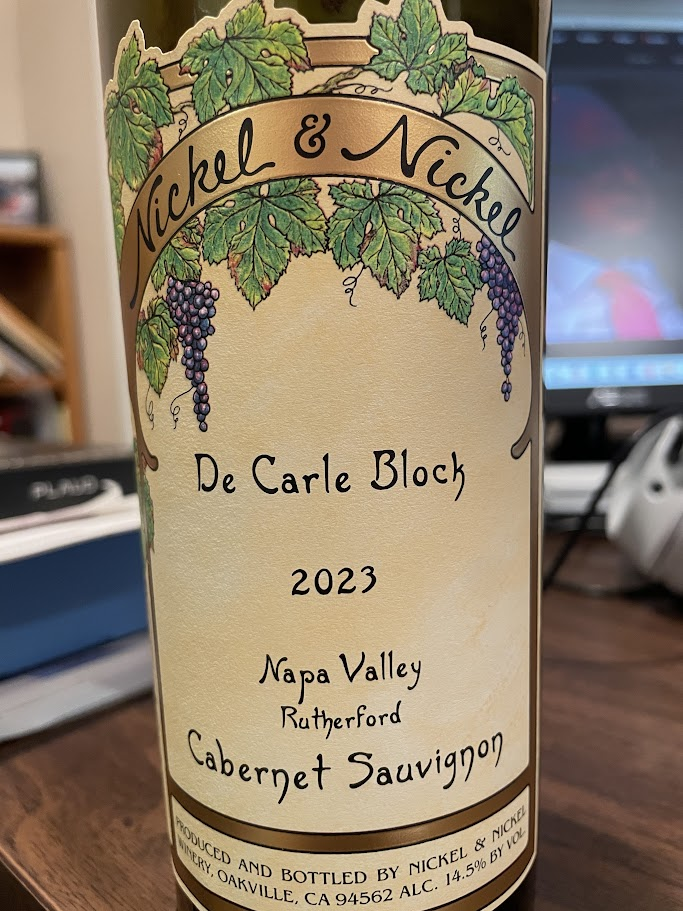 WINE FLIGHT: Nickel & Nickel Horizontal 2023