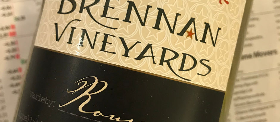 WINE REVIEW: 2018 Brennan Vineyards, Roussanne, Texas High Plains ($18)