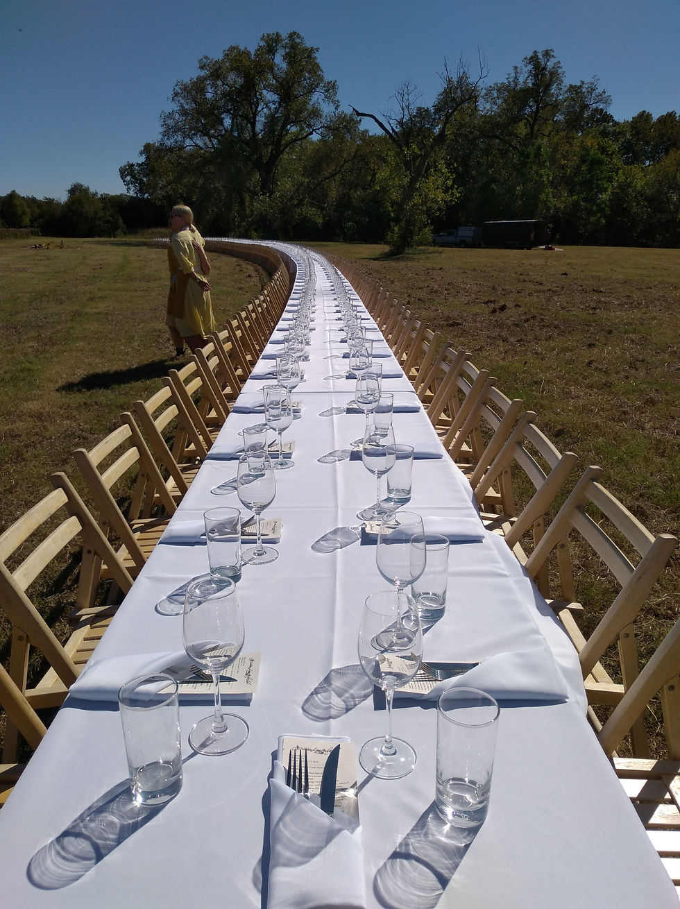 Choose a seat...2019 Outstanding In The Field Dinner