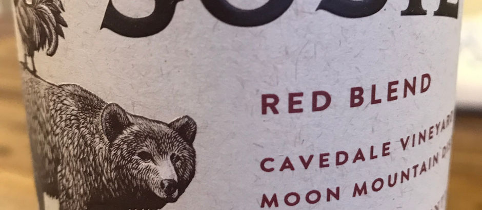 WINE REVIEW Sosie 2017 Red Blend, Cavedale Vineyard, Moon Mountain District, Sonoma County, CA ($45)