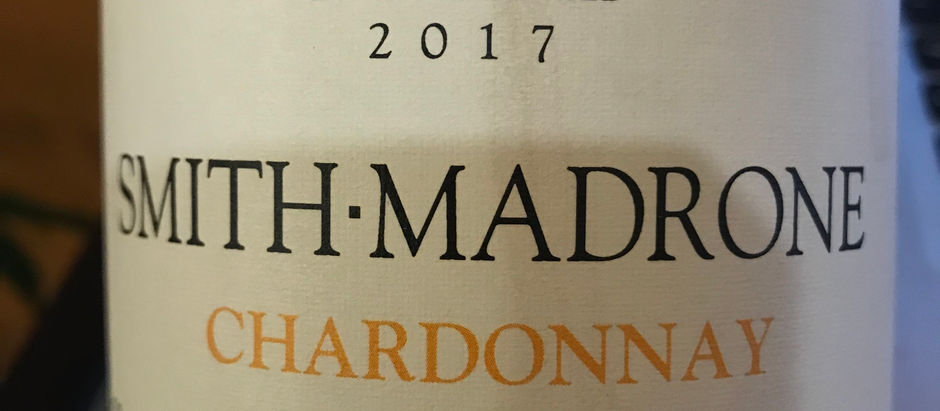 WINE REVIEW: Smith-Madrone 2017 Chardonnay, Spring Mountain District, Napa Valley, CA ($40)