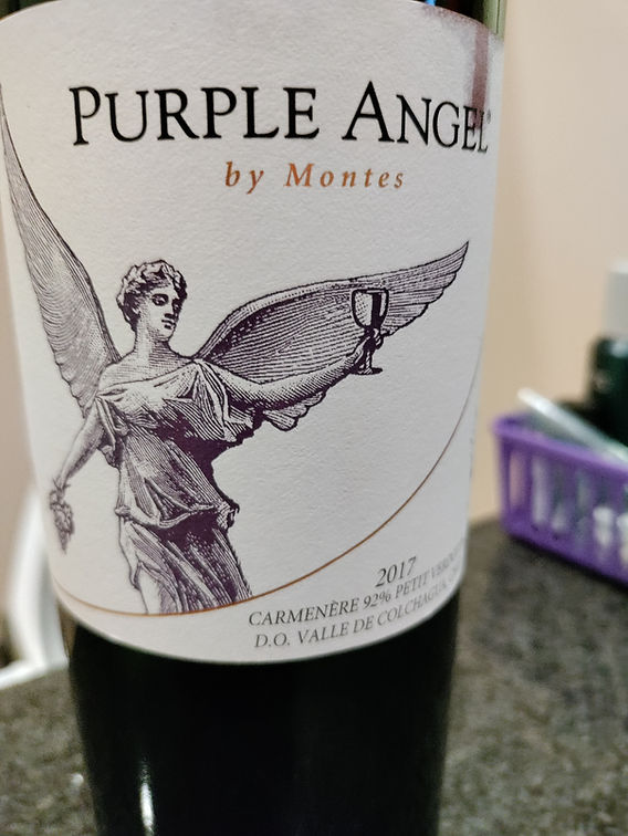 WINE REVIEW: Montes 2017 Purple Angel, Colchagua, Chile ($89)