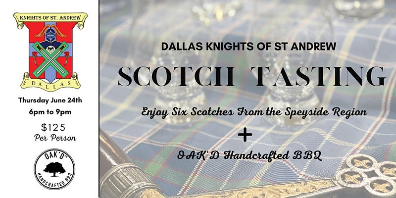 Premium Speyside Scotch Tasting This Thursday -- sign up now!