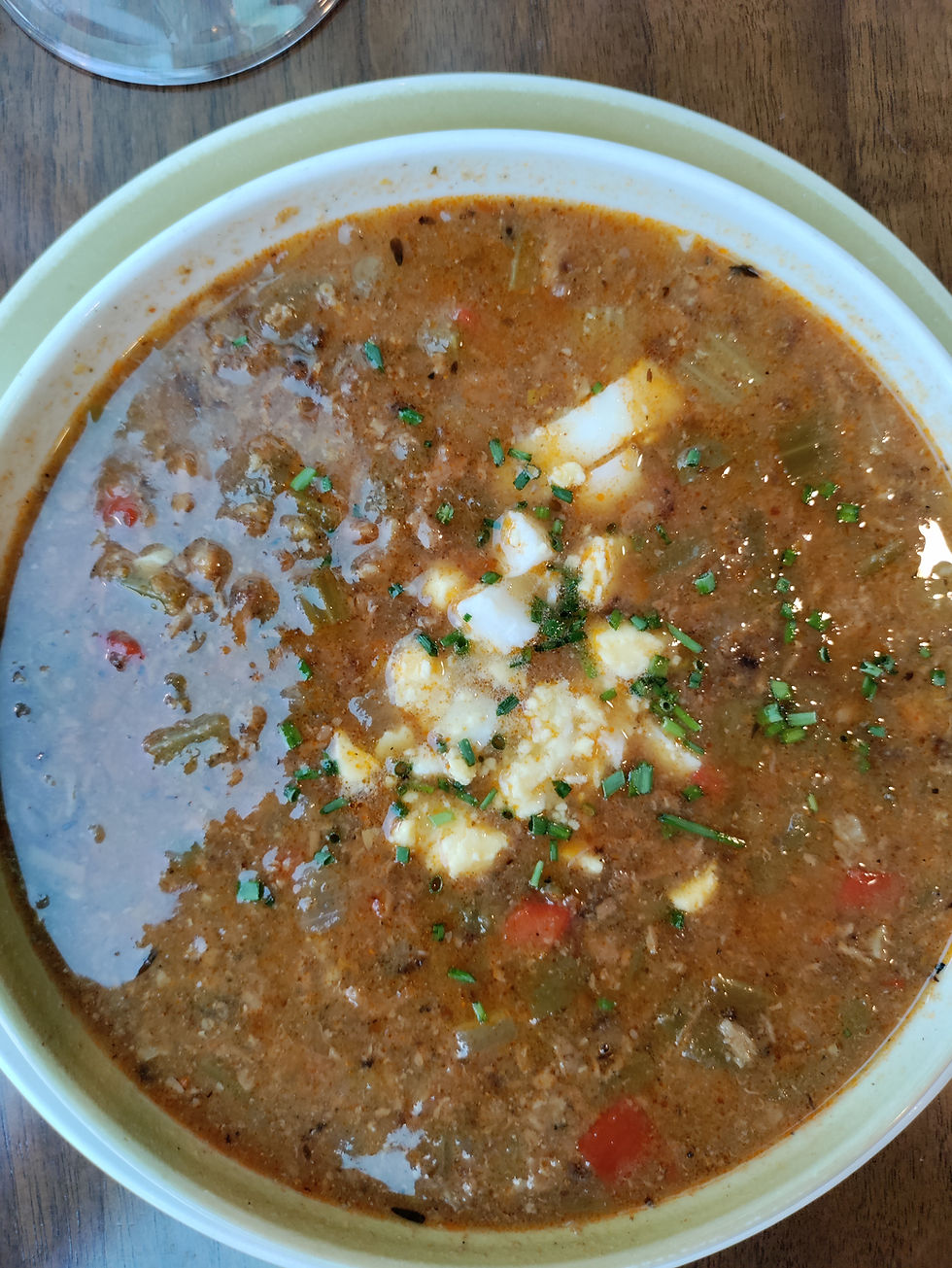 Turtle Soup with Sherry Gastrique