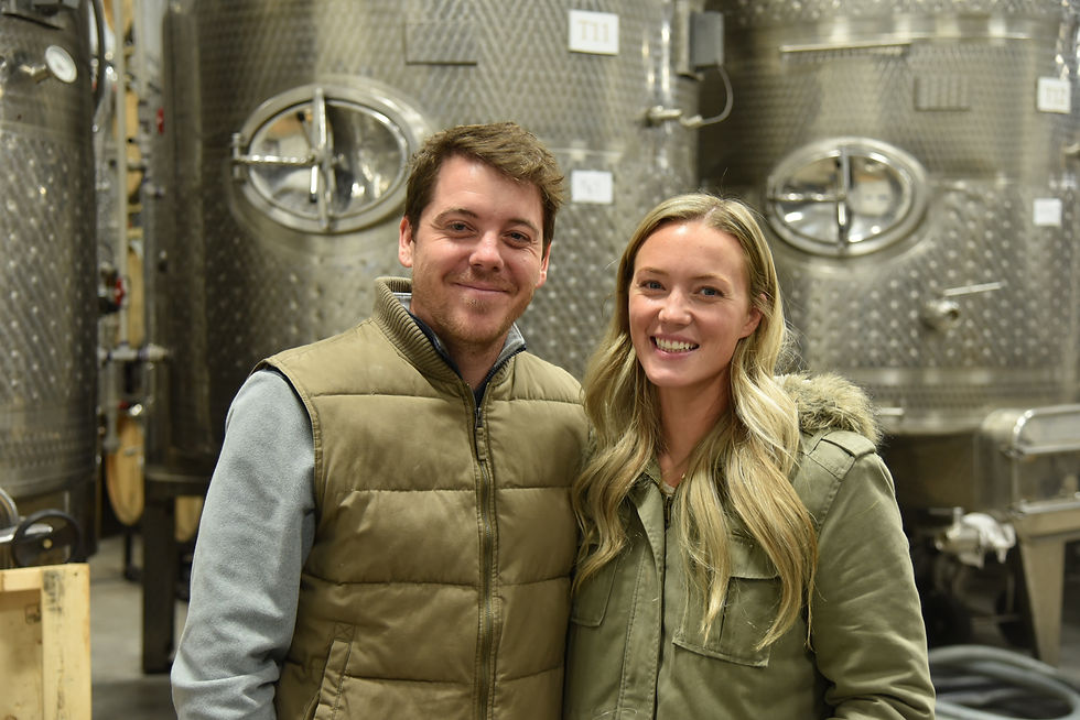 Siblings Drew Baker and Lisa Hinton, Old Westminster Winery