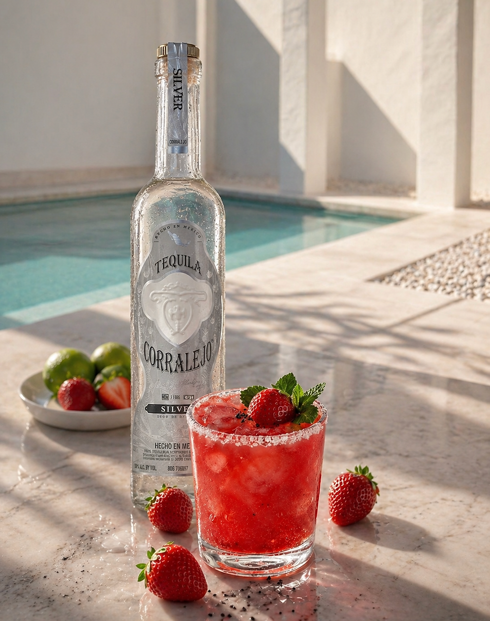 MDW Cocktail: Brighten up the BBQ with Tequila Corralejo Strawberry Black Pepper Smash