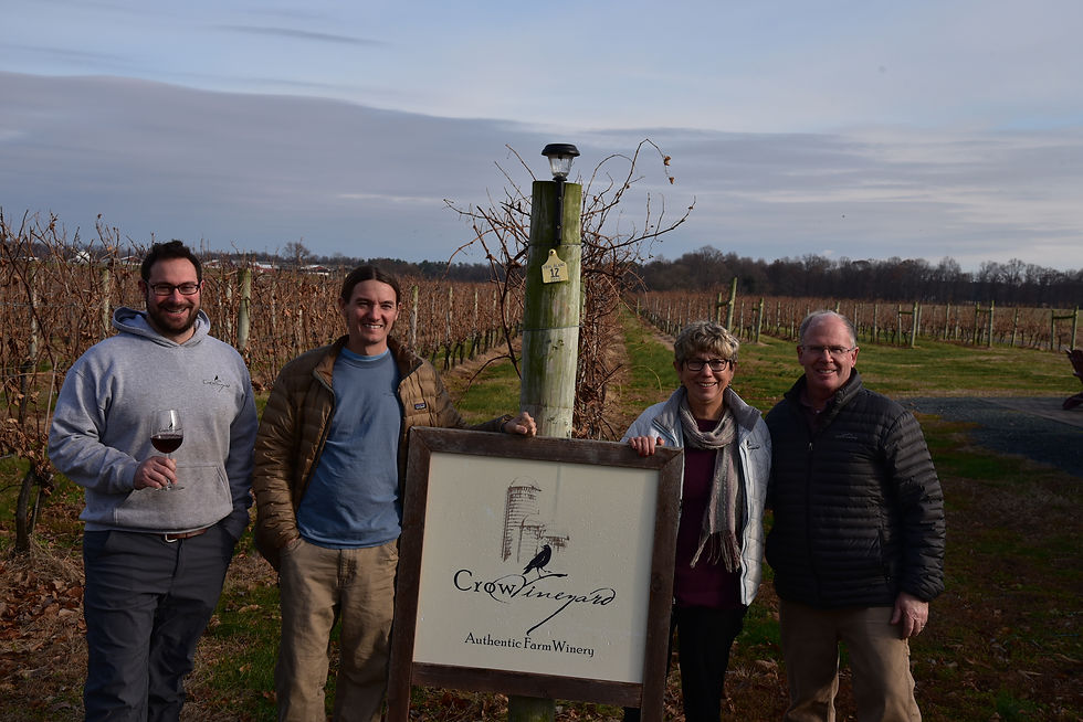 Michael Zollo, Brandon Hoy, Judy and Ray Crow