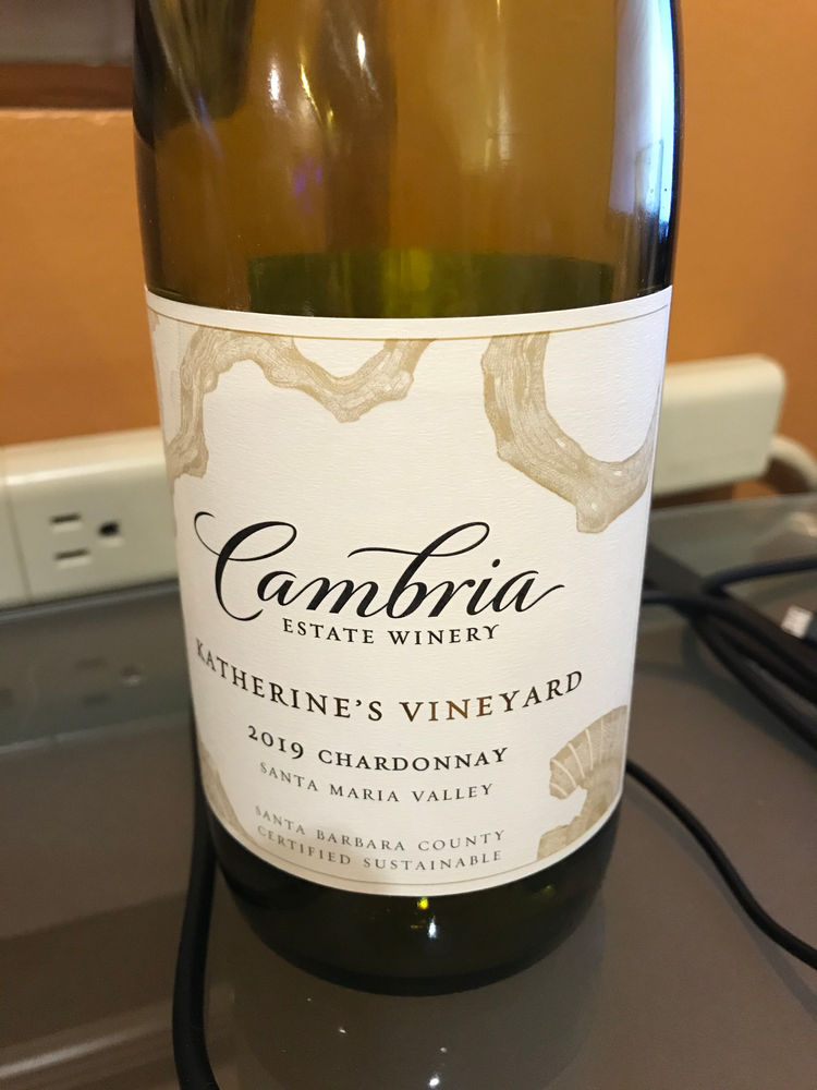 WINE REVIEW Cambria Estate Winery 2019 Chardonnay ‘Katherine’s
