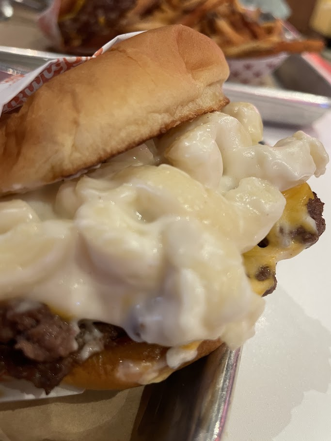 Burger of the Month - July. Mac n' Cheese Burger