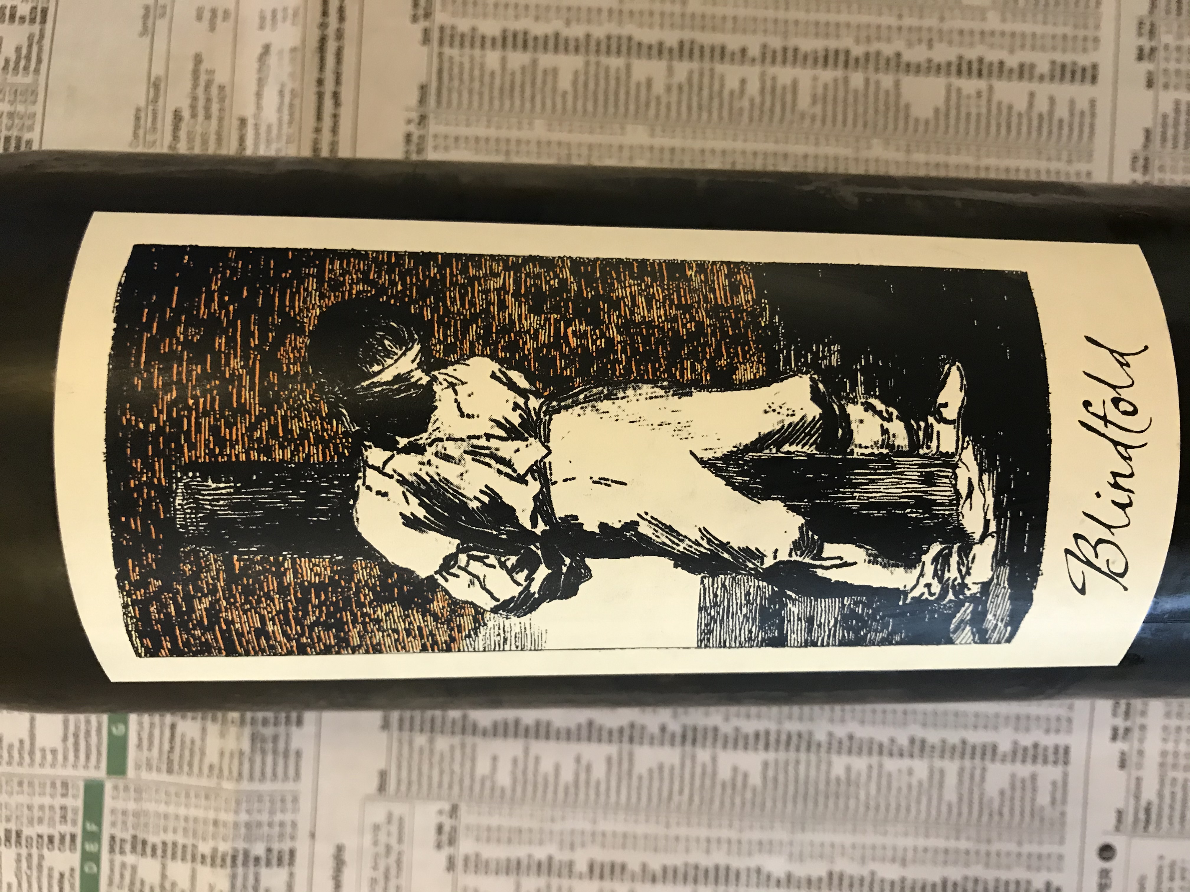 blindfold prisoner wine blindfold prisoner wine