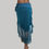 Thumbnail: Blue asymmetric lycra skirt