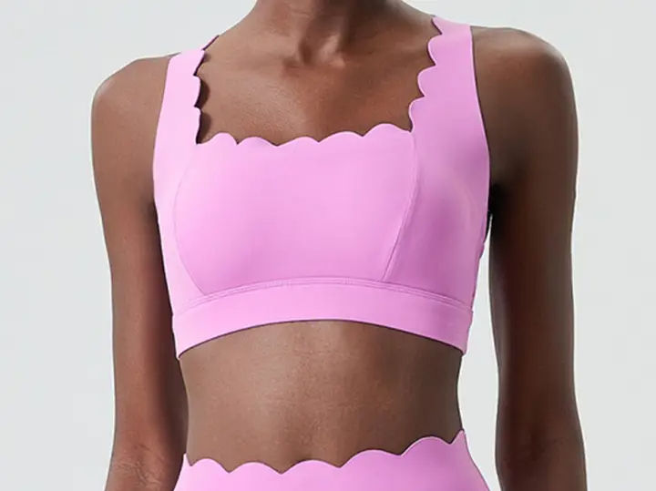 Women Midweight Yoga Removable Cup Bra