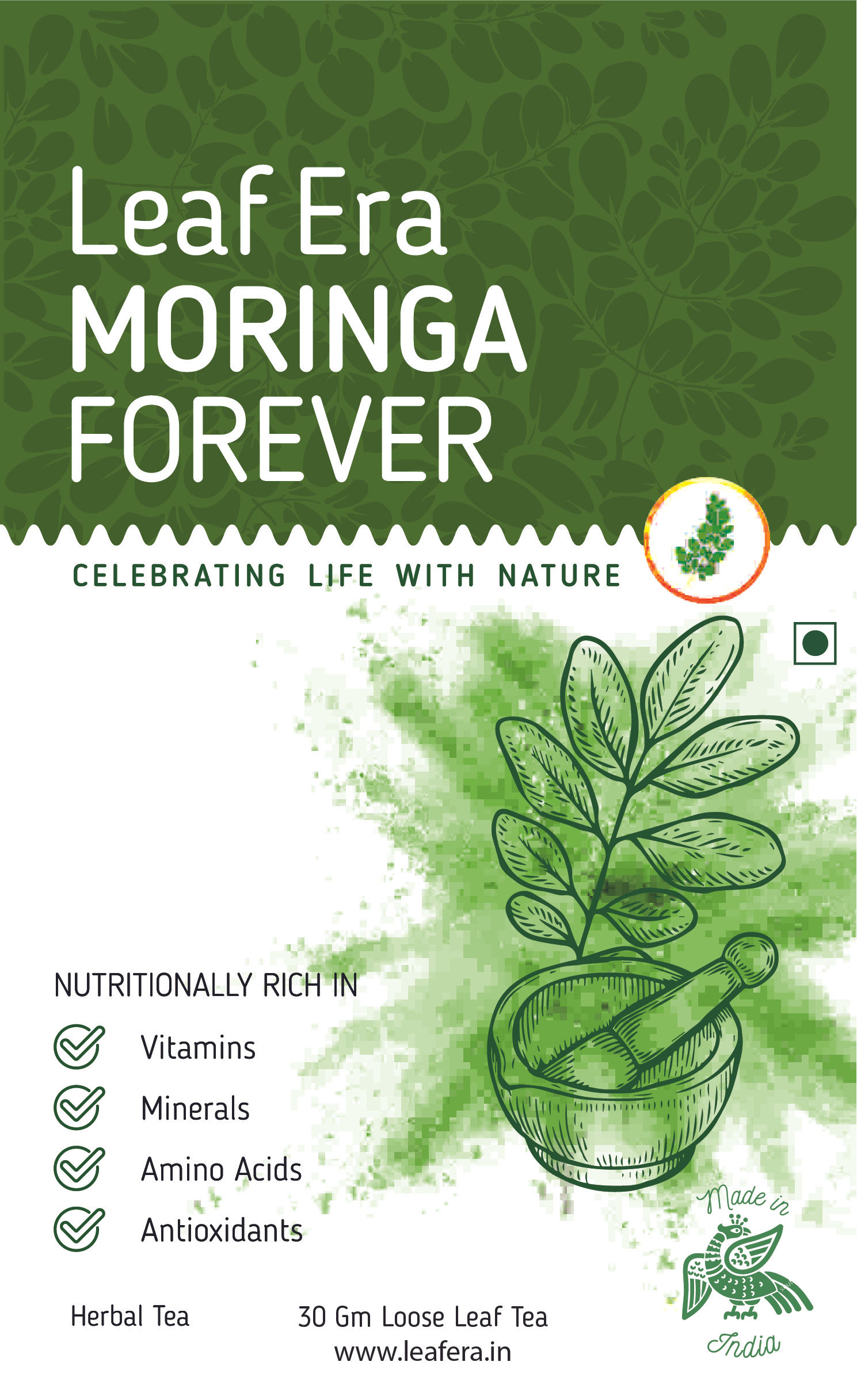 Moringa Forever Loose Leaf Tea - 30gm
