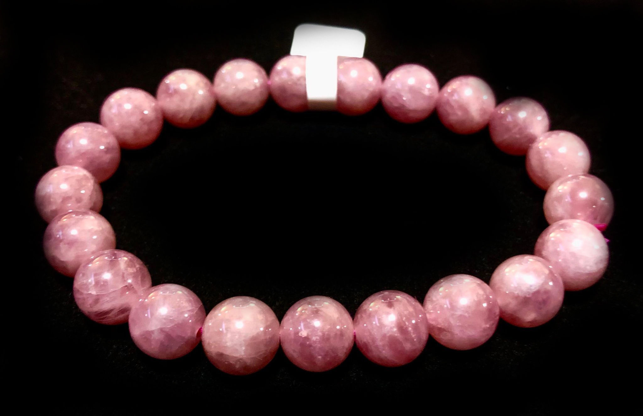 Purple Rose Quartz 9mm Bracelet