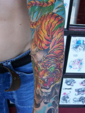 Tattoo by legendary tattoo artist Troy Lane at Tattoos By Lou, Miami's Best #1 Tattoo Studio