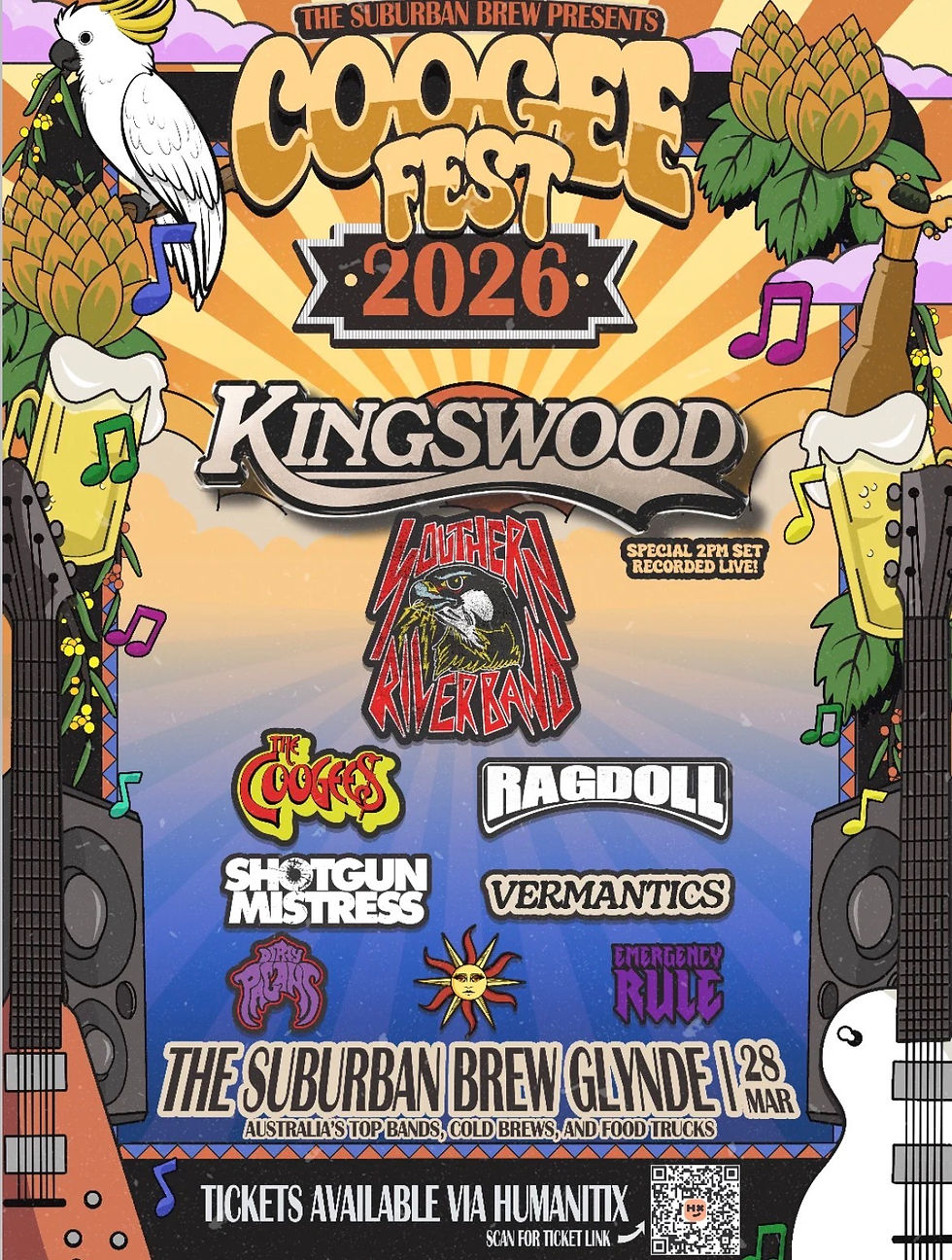 ANNOUNCING COOGEEFEST 2026 - The Coogees Ignite the Airwaves with New Single “Anthem Of The True Believers”