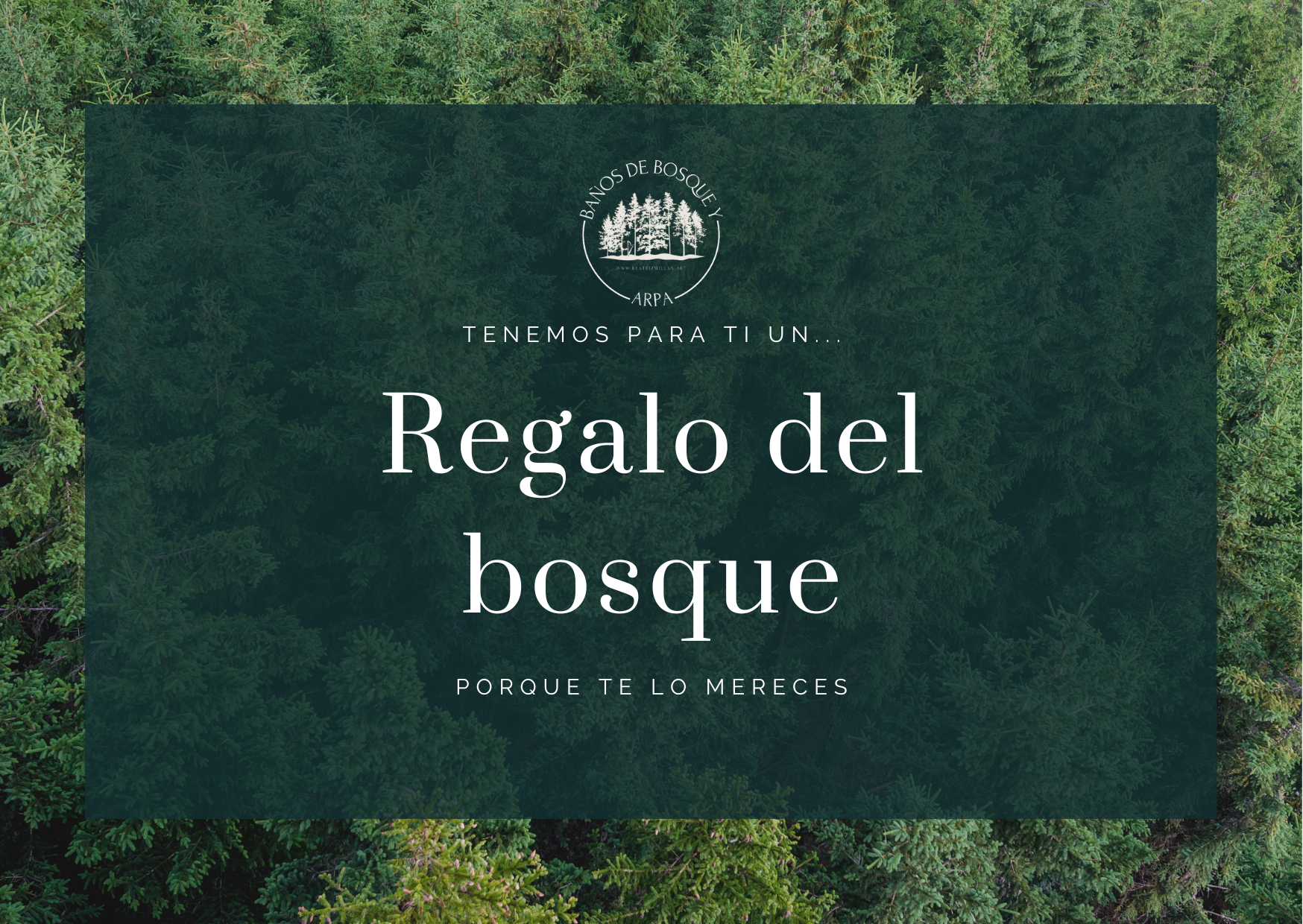 Tarjeta Regalo Baños de Bosque