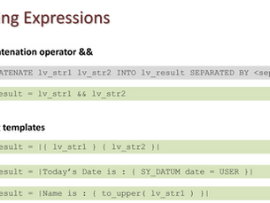 ABAP tricks #24/100: 😀 STRING expressions